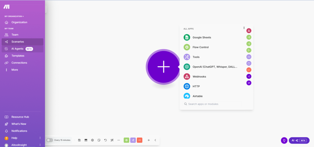 Make AI Agent Builder
