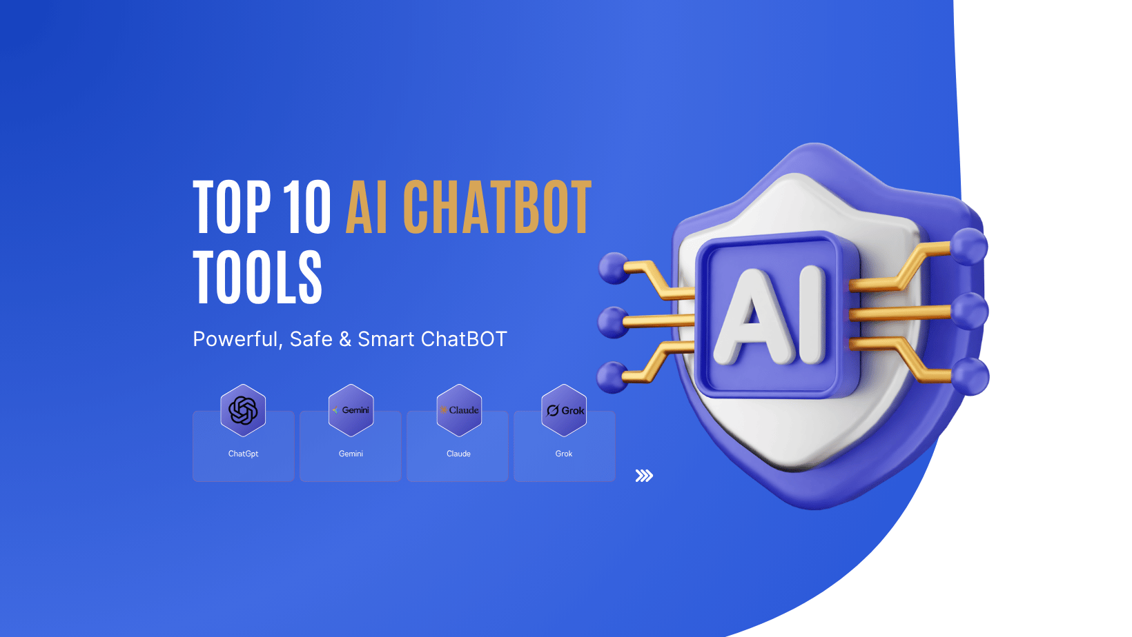 Top AI chatbot tools 2025 – ChatGPT, Claude, Gemini, and more