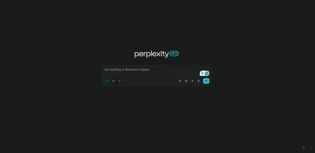 Perplexity AI Pro Chat with live web search capability