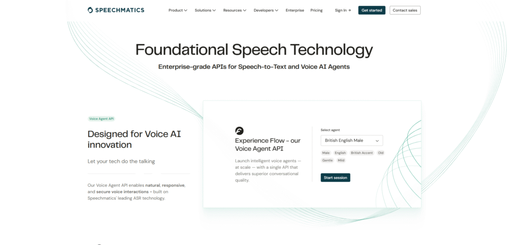 Speechmatics AI speech recognition platform