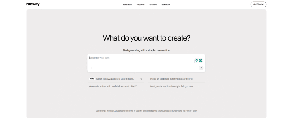 Runway AI Motion Graphics and Video Design