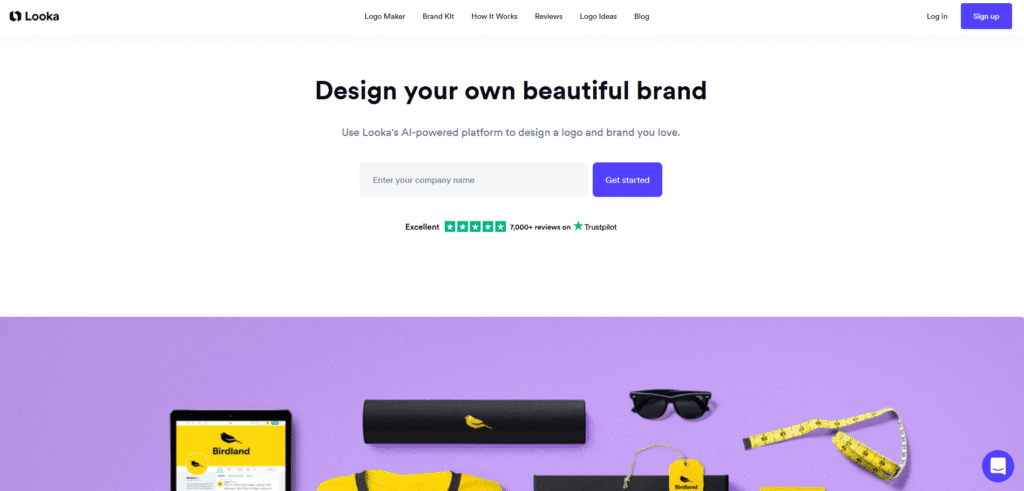 Looka AI Logo Generator and Branding Kit