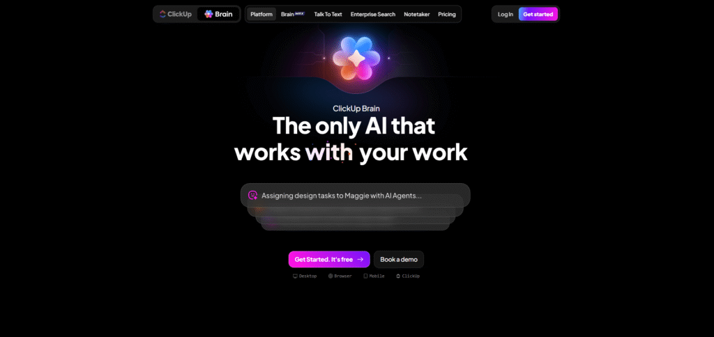 ClickUp Brain – Contextual Task & Knowledge Suggestions