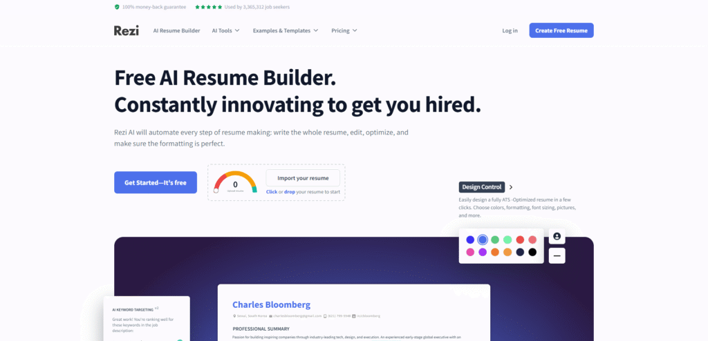 Rezi - AI Resume Builder