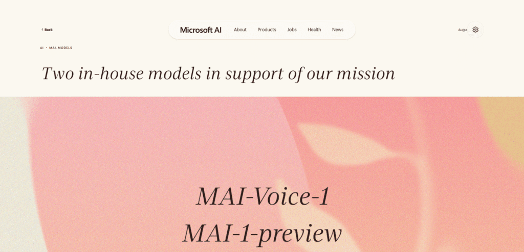 Microsoft MAI-Voice-1