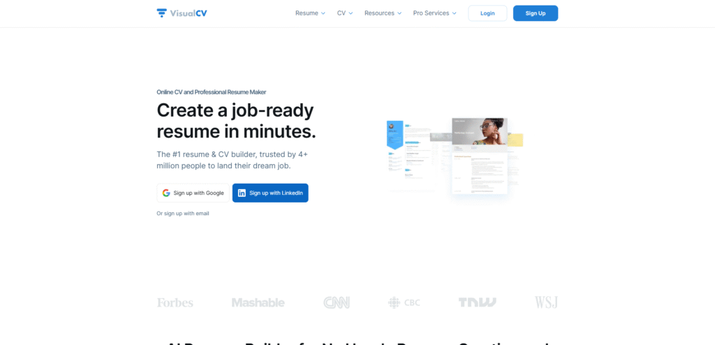 VisualCV – Dual AI Resume and Personal Portfolio Builder