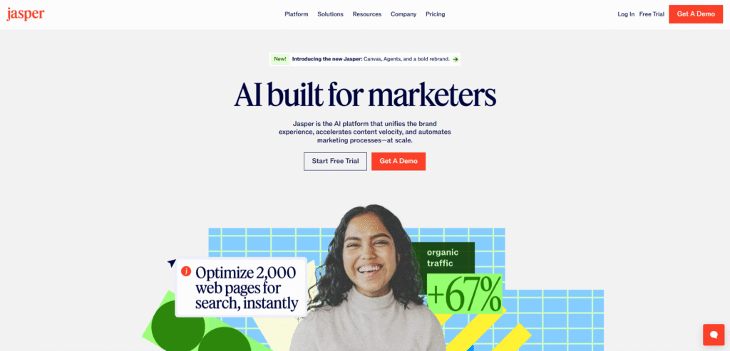 Jasper AI tools for social media