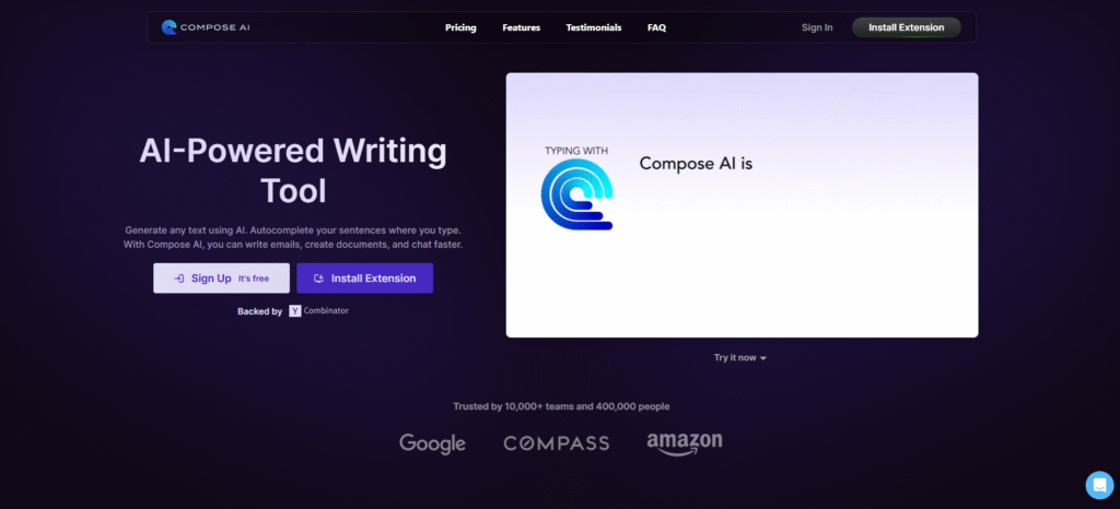 Compose AI – Free AI Email Autocomplete Extension
