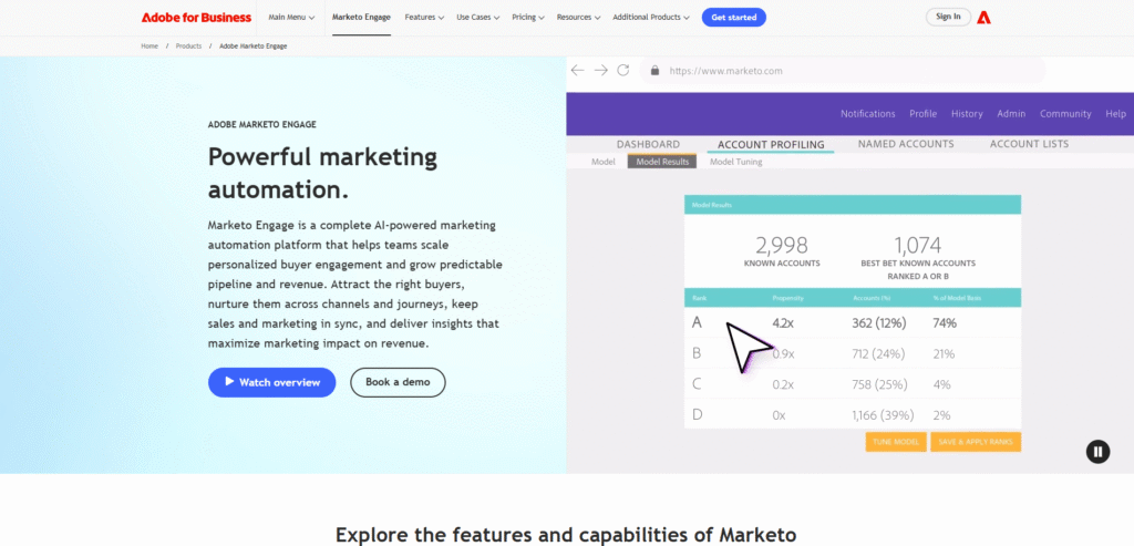 Marketo Engage AI marketing assistant platform
