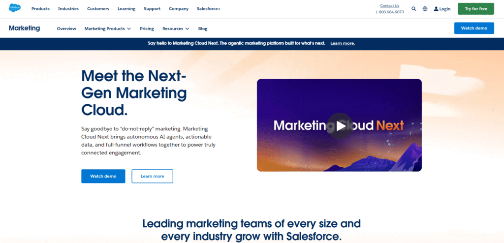 Salesforce Einstein AI marketing automation platform