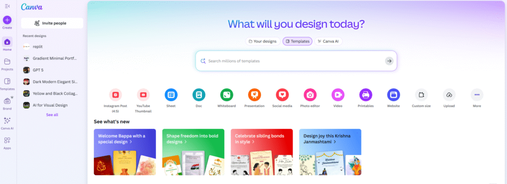 Canva Magic Design AI-generated presentation preview