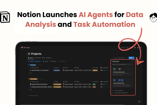 Notion Launches AI Agents for Data Analysis and Task Automation
