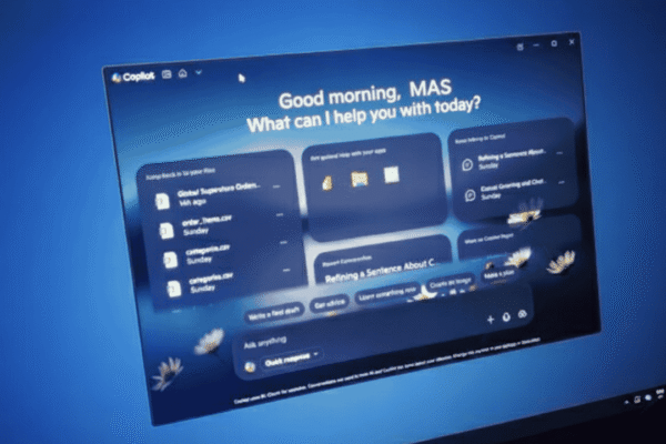 Windows 11 Copilot Home UI interface