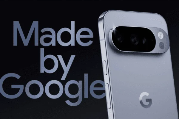 Google Pixel 10 front view with AI features
